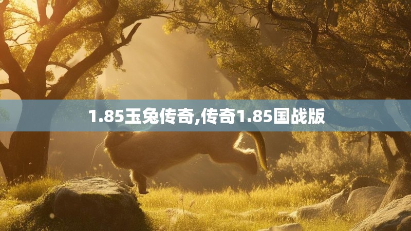 1.85玉兔传奇,传奇1.85国战版