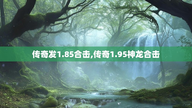传奇发1.85合击,传奇1.95神龙合击
