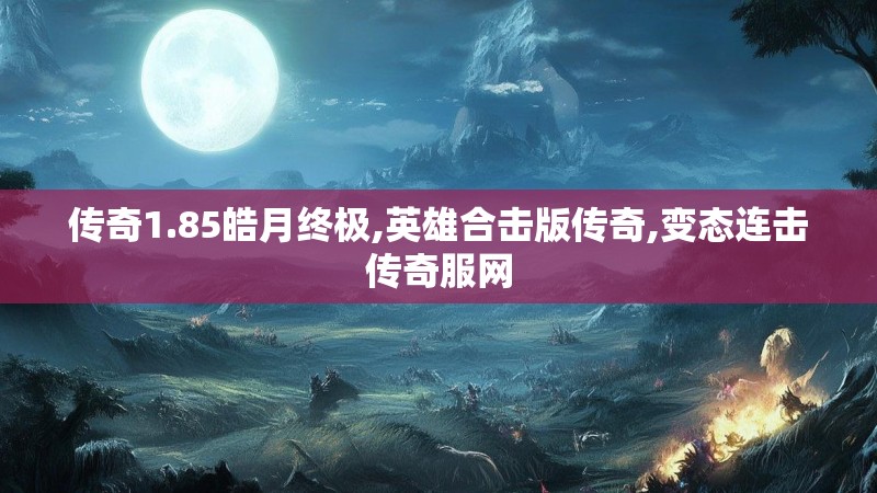 传奇1.85皓月终极,英雄合击版传奇,变态连击传奇服网