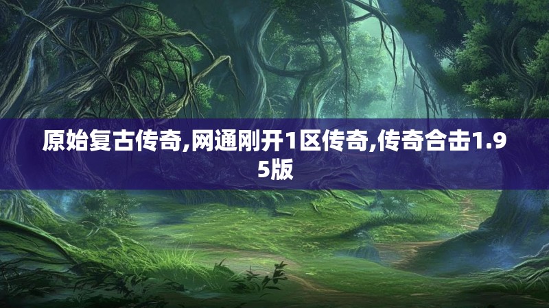 原始复古传奇,网通刚开1区传奇,传奇合击1.95版