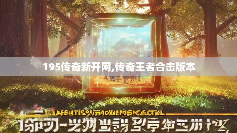 195传奇新开网,传奇王者合击版本