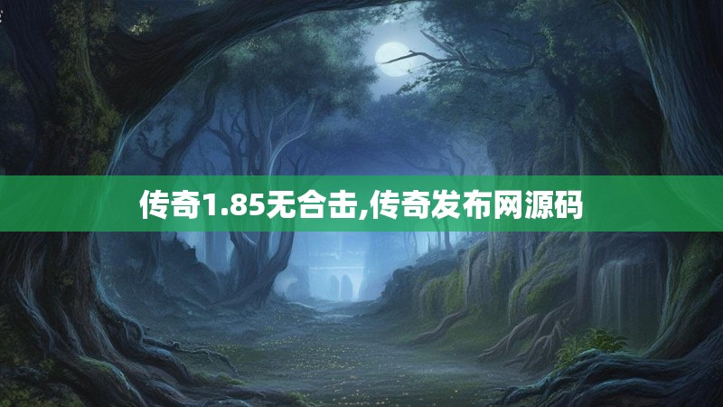 传奇1.85无合击,传奇发布网源码