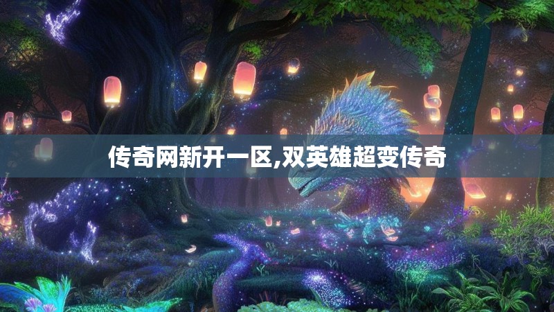 传奇网新开一区,双英雄超变传奇