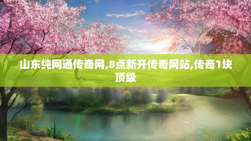 山东纯网通传奇网,8点新开传奇网站,传奇1块顶级