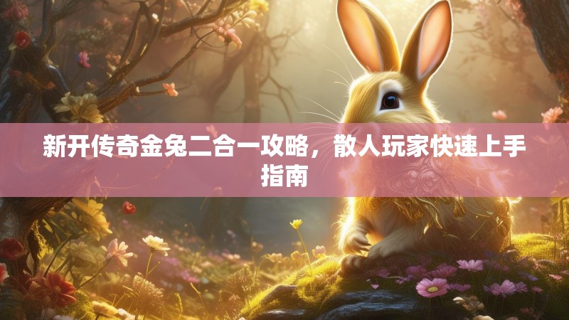 新开传奇金兔二合一攻略，散人玩家快速上手指南