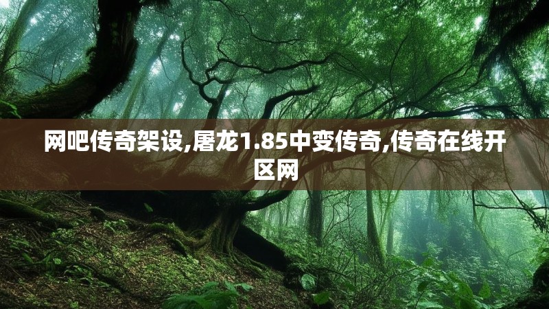 网吧传奇架设,屠龙1.85中变传奇,传奇在线开区网