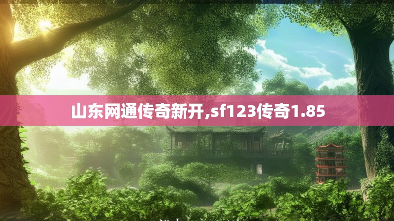 山东网通传奇新开,sf123传奇1.85