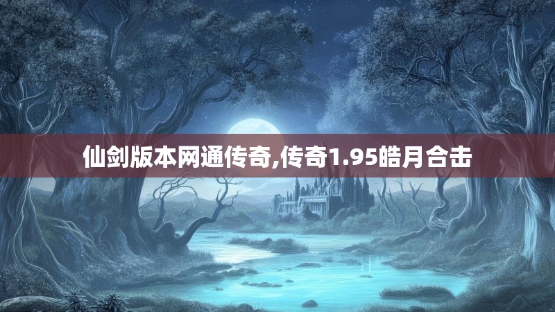 仙剑版本网通传奇,传奇1.95皓月合击