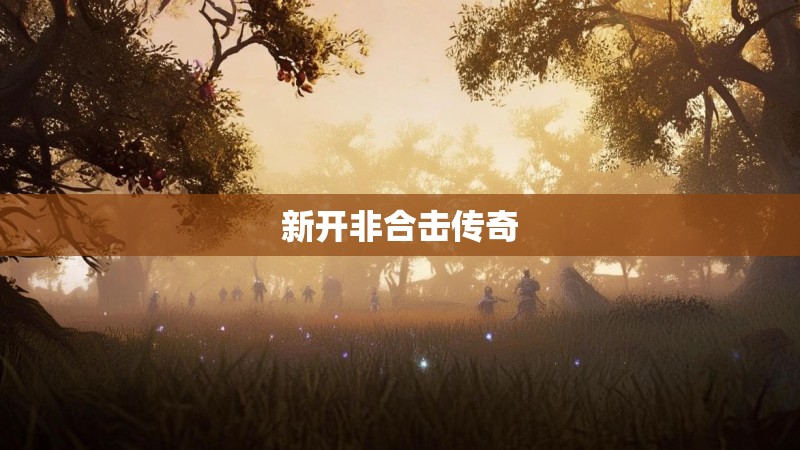 新开非合击传奇