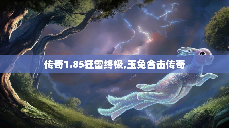 传奇1.85狂雷终极,玉免合击传奇