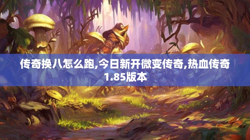 传奇换八怎么跑,今日新开微变传奇,热血传奇1.85版本