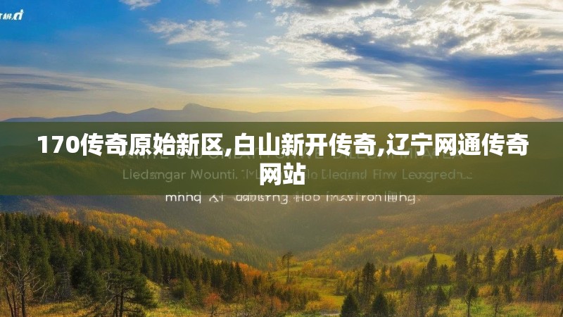 170传奇原始新区,白山新开传奇,辽宁网通传奇网站