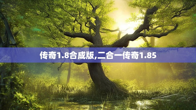 传奇1.8合成版,二合一传奇1.85