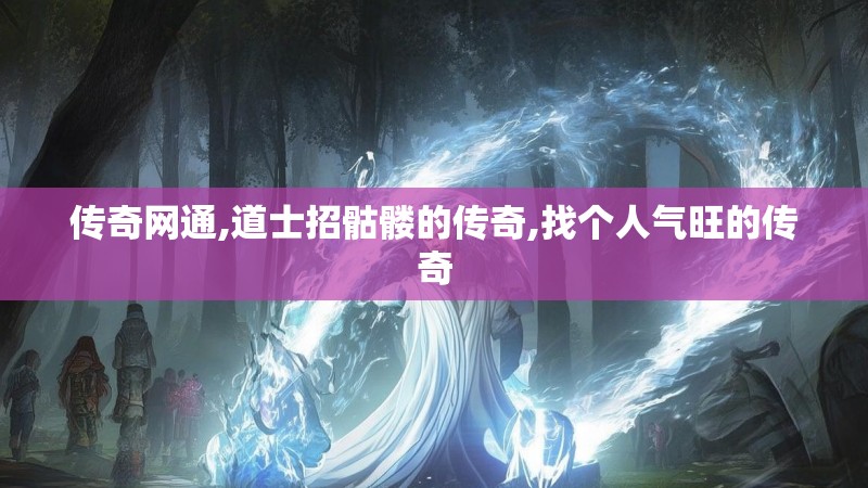 传奇网通,道士招骷髅的传奇,找个人气旺的传奇