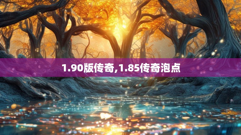 1.90版传奇,1.85传奇泡点