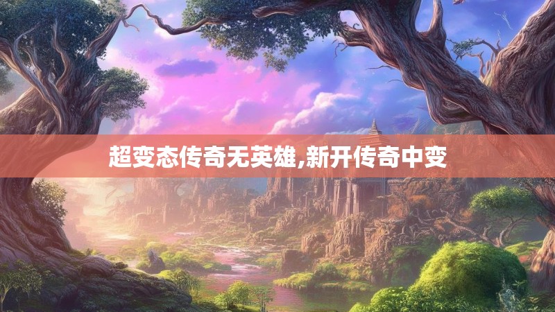 超变态传奇无英雄,新开传奇中变