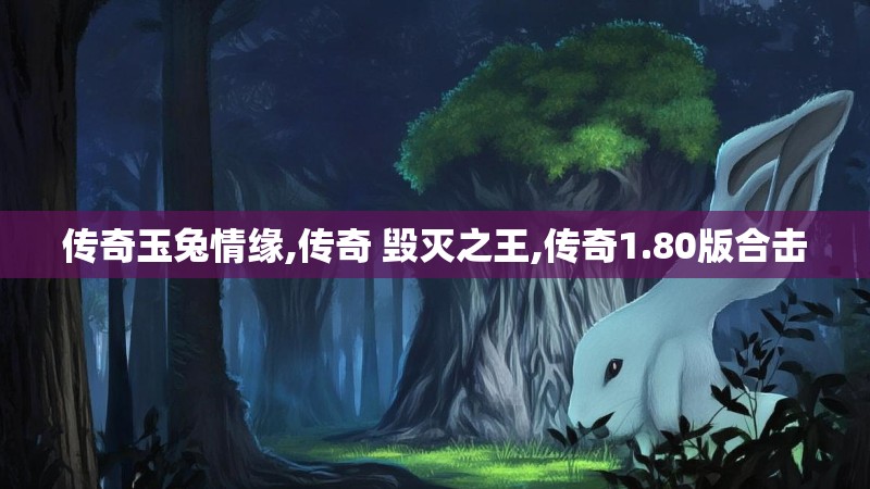 传奇玉兔情缘,传奇 毁灭之王,传奇1.80版合击