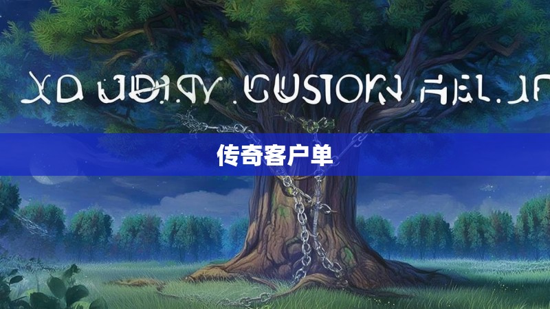 传奇客户单
