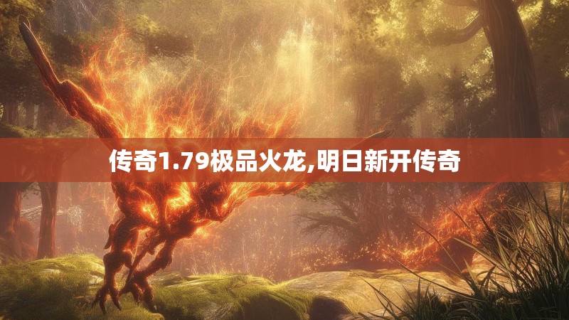 传奇1.79极品火龙,明日新开传奇