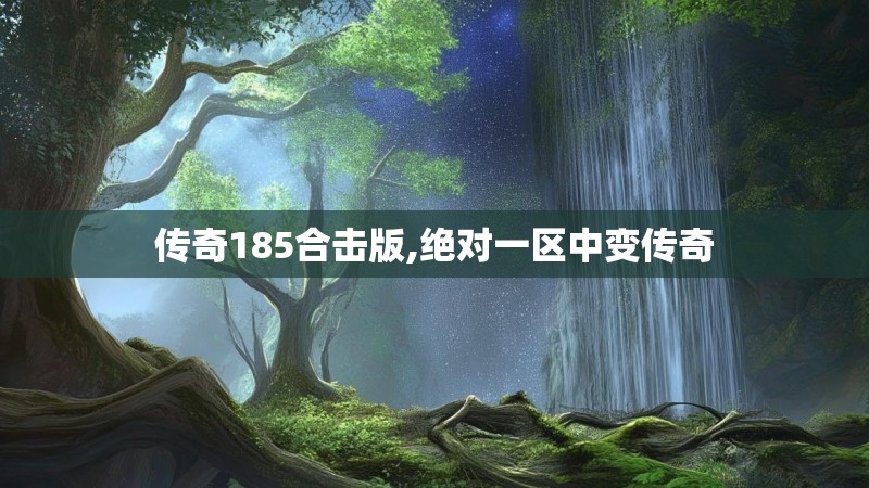 传奇185合击版,绝对一区中变传奇