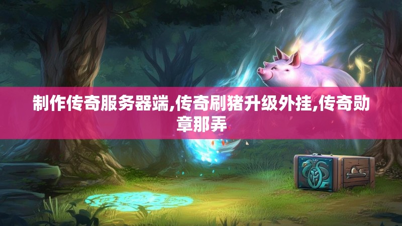 制作传奇服务器端,传奇刷猪升级外挂,传奇勋章那弄