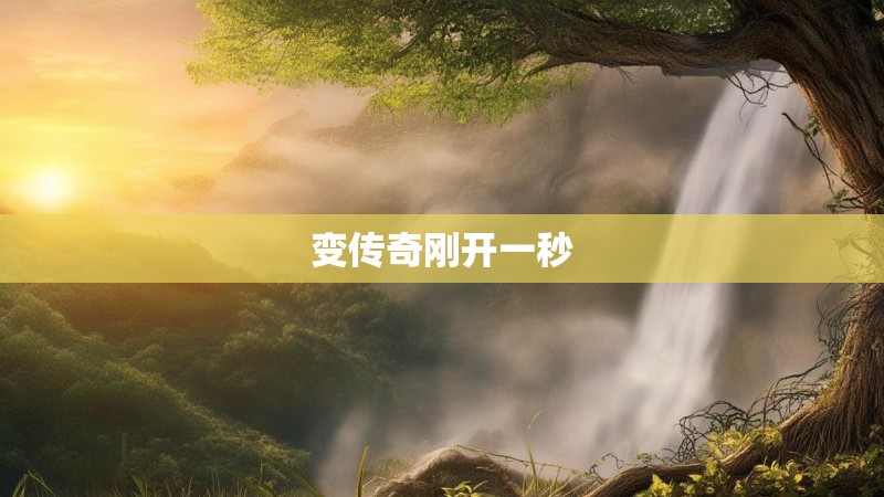 变传奇刚开一秒