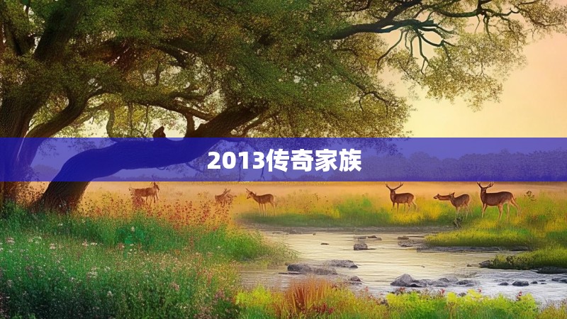 2013传奇家族