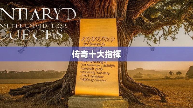 传奇十大指挥