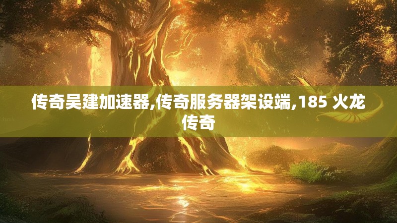 传奇吴建加速器,传奇服务器架设端,185 火龙传奇
