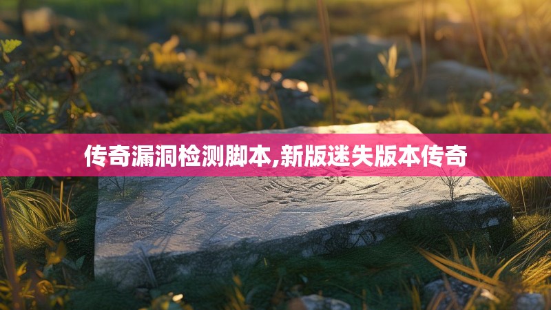 传奇漏洞检测脚本,新版迷失版本传奇