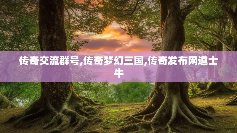 传奇交流群号,传奇梦幻三国,传奇发布网道士牛