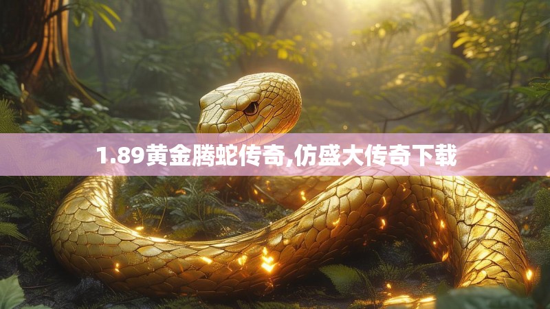 1.89黄金腾蛇传奇,仿盛大传奇下载