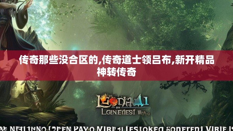 传奇那些没合区的,传奇道士领吕布,新开精品神转传奇