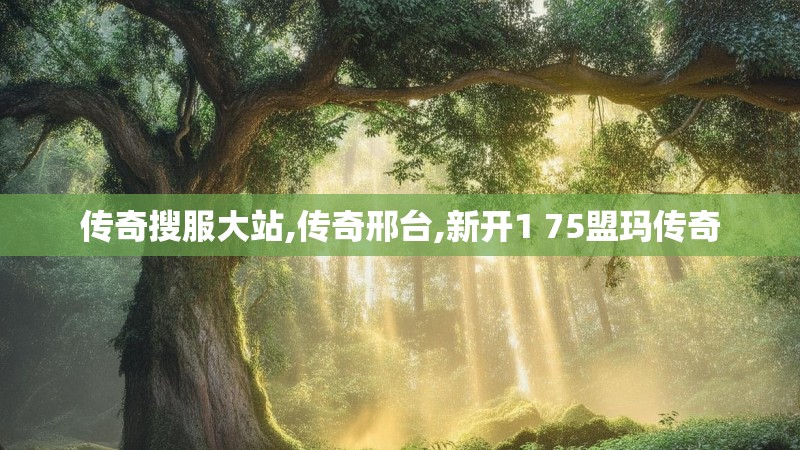 传奇搜服大站,传奇邢台,新开1 75盟玛传奇