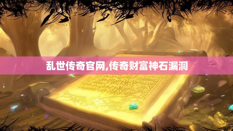 乱世传奇官网,传奇财富神石漏洞