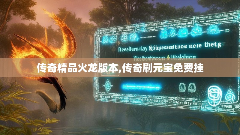 传奇精品火龙版本,传奇刷元宝免费挂