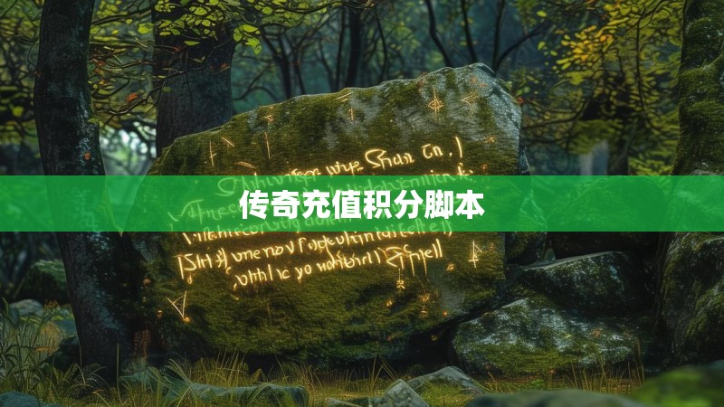 传奇充值积分脚本