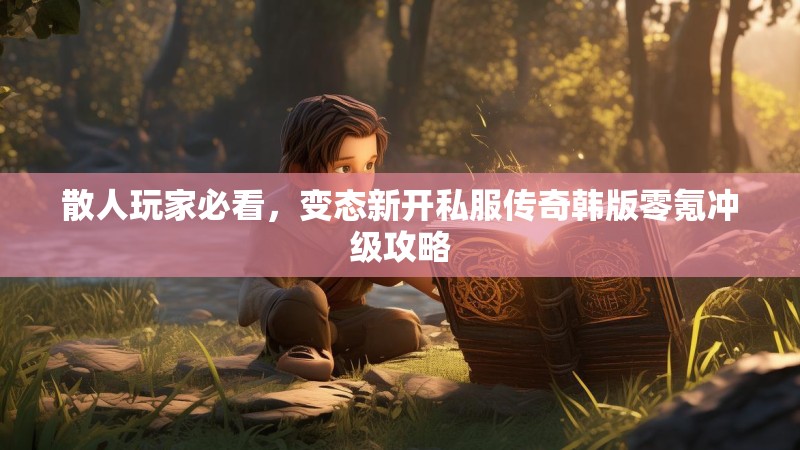 散人玩家必看，变态新开私服传奇韩版零氪冲级攻略