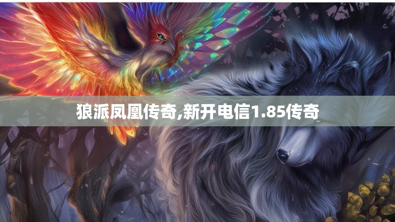 狼派凤凰传奇,新开电信1.85传奇