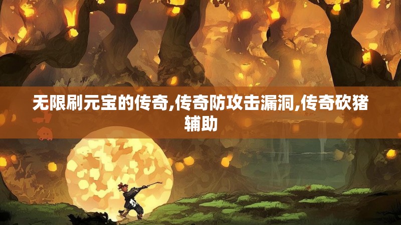 无限刷元宝的传奇,传奇防攻击漏洞,传奇砍猪辅助