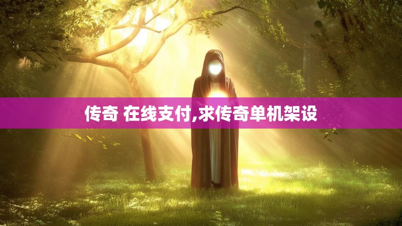 传奇 在线支付,求传奇单机架设