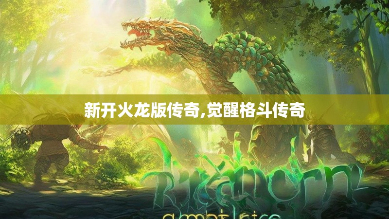 新开火龙版传奇,觉醒格斗传奇