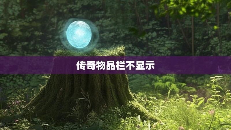 传奇物品栏不显示