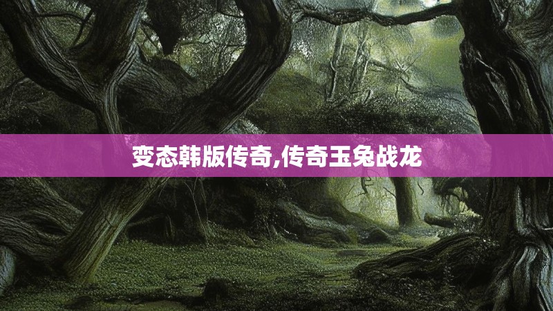 变态韩版传奇,传奇玉兔战龙