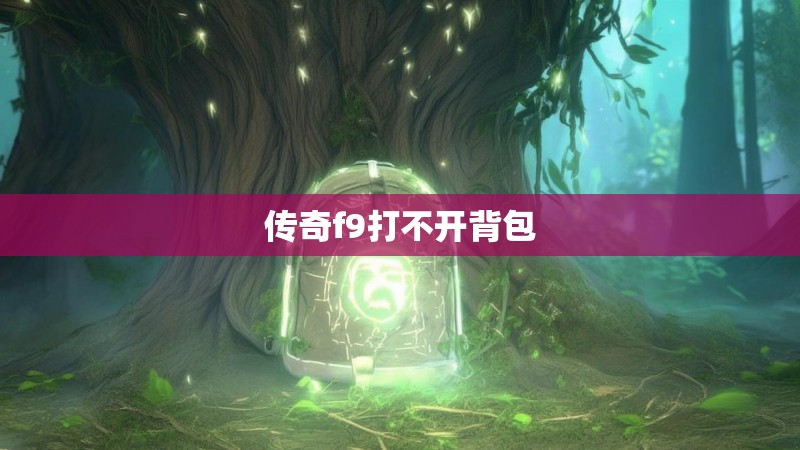 传奇f9打不开背包