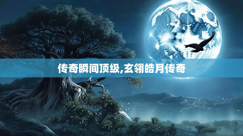 传奇瞬间顶级,玄翎皓月传奇