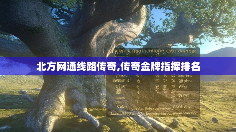 北方网通线路传奇,传奇金牌指挥排名