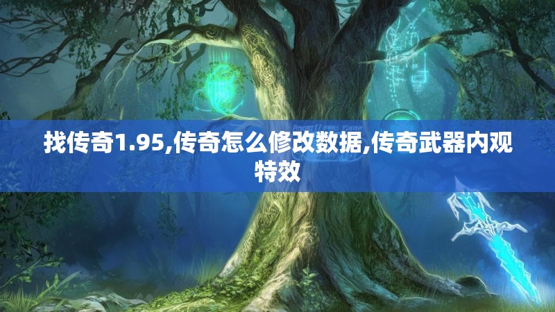 找传奇1.95,传奇怎么修改数据,传奇武器内观特效