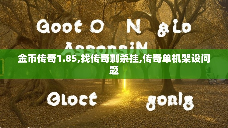 金币传奇1.85,找传奇刺杀挂,传奇单机架设问题