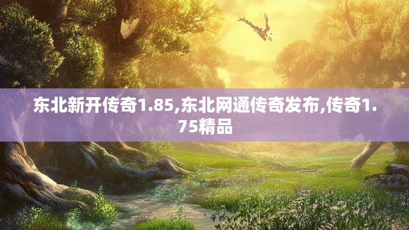 东北新开传奇1.85,东北网通传奇发布,传奇1.75精品